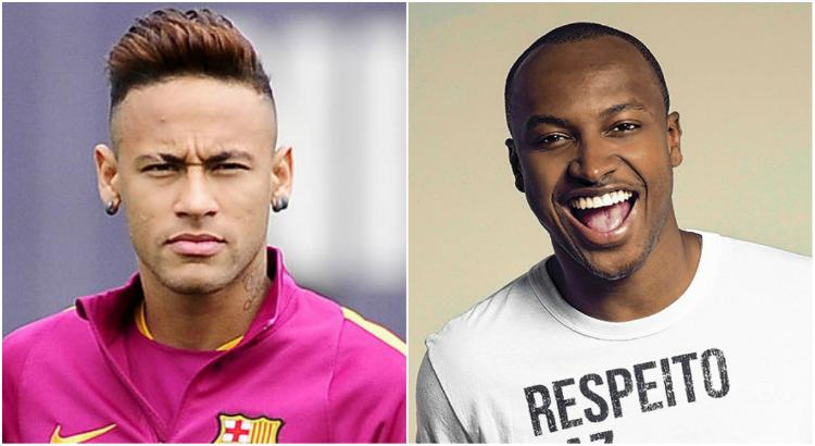 Neymar e Thiaguinho  podem estar juntos em nova empreitada (Imagens: Reprodução)