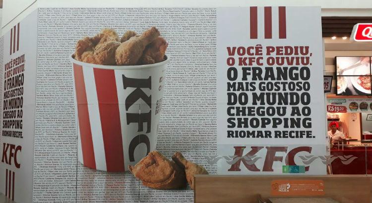 Unidade do KFC   - Crédito: Reprodução