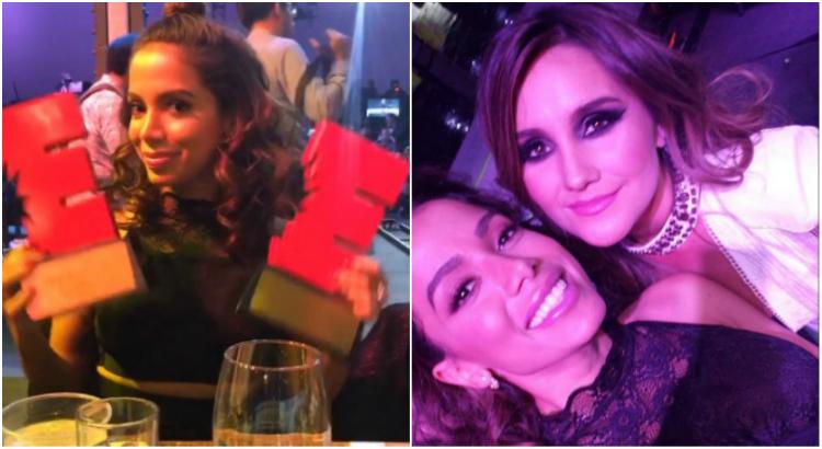 Anitta compartilha melhores momentos da premiação no México (Imagens: Reprodução / Instagram)