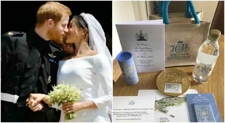 Lembrancinhas do casamento real são leiloadas (Imagens: AFP e Reprodução)