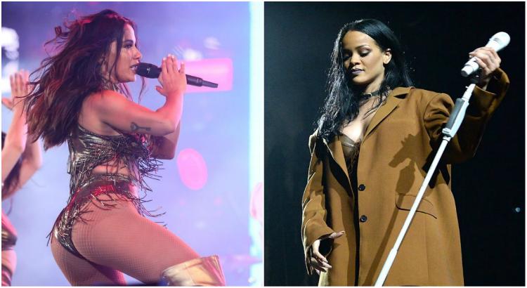 Anitta e Rihanna fizeram parceria? (Imagens: Reprodução)