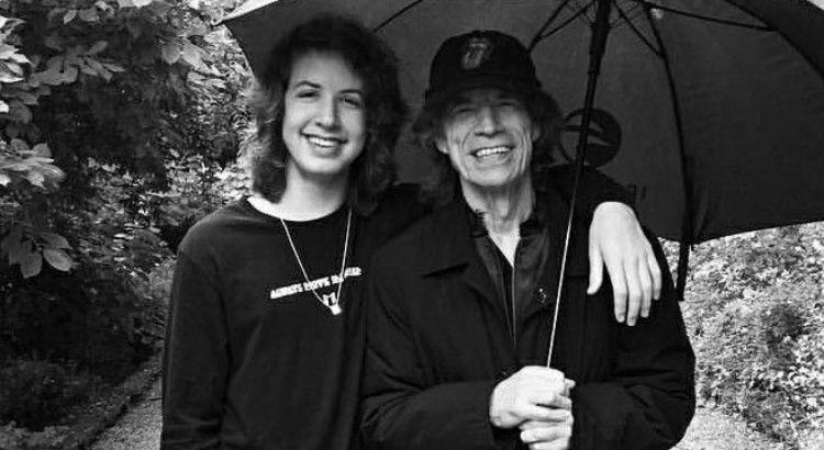 Lucas e Mick Jagger - Crédito: Reprodução / Instagram