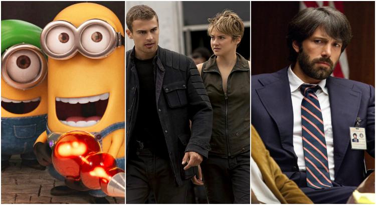 "Minions", "Inusrgente" e "Argo" estão entre os títulos que se despedem da Netflix em agosto
