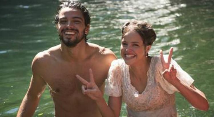 Rodrigo Simas e Agatha Moreira em Orgulho e Paixão (Imagem: Reprodução)