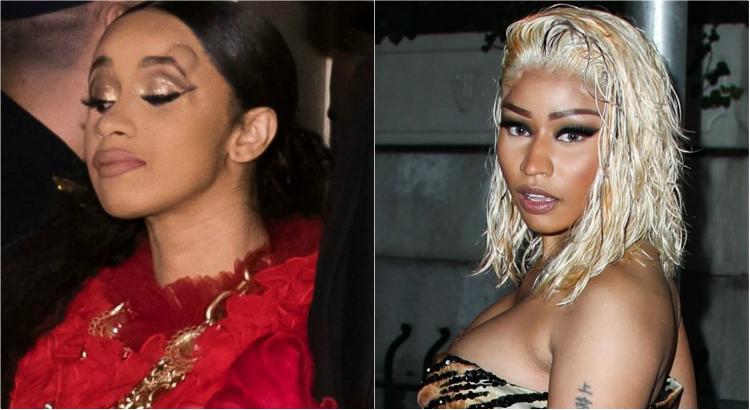 Cardi B e Nicki Minaj (Imagens: Reprodução)