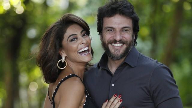 Juliana Paes e Rodrigo Lombardi. Foto: Roberto Moreyra / Extra - Jogo