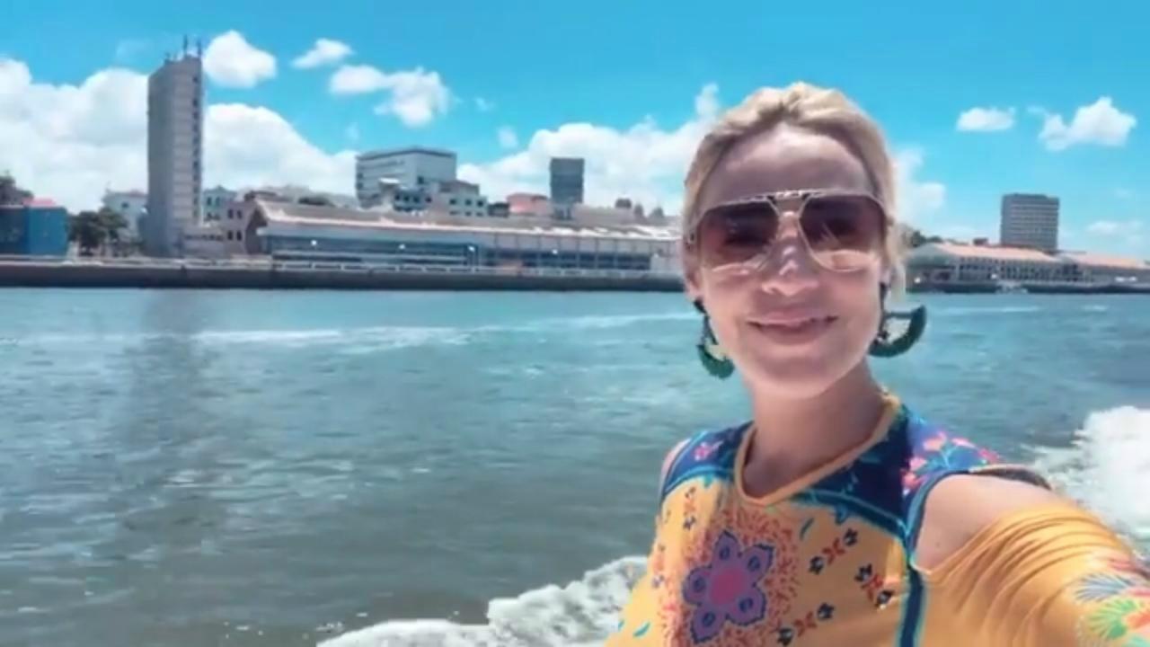 Luana Piovani passeia pelo Recife. Foto: Reprodução/Instagram