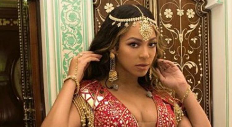 Beyoncé faz show exclusivo na Índia. Foto: Reprodução/Instagram