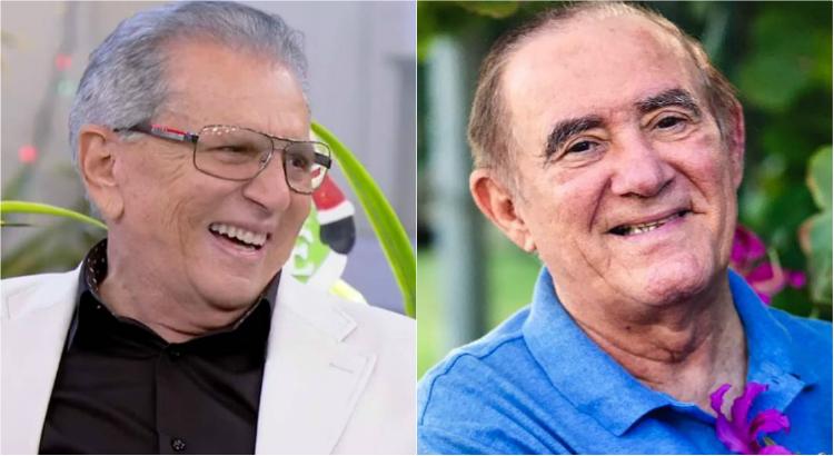 Carlos Alberto Nóbrega e Renato Aragão podem encontrar-se no programa  