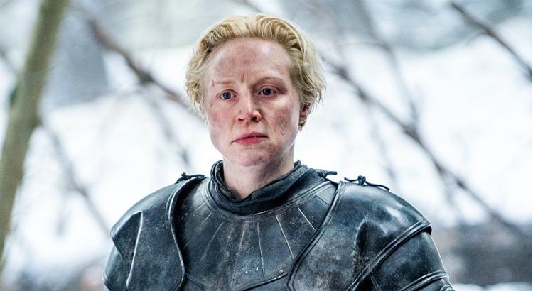 Gwendoline Christie como Brienne de Tarth, na série Game of Thrones (Imagem: Reprodução)