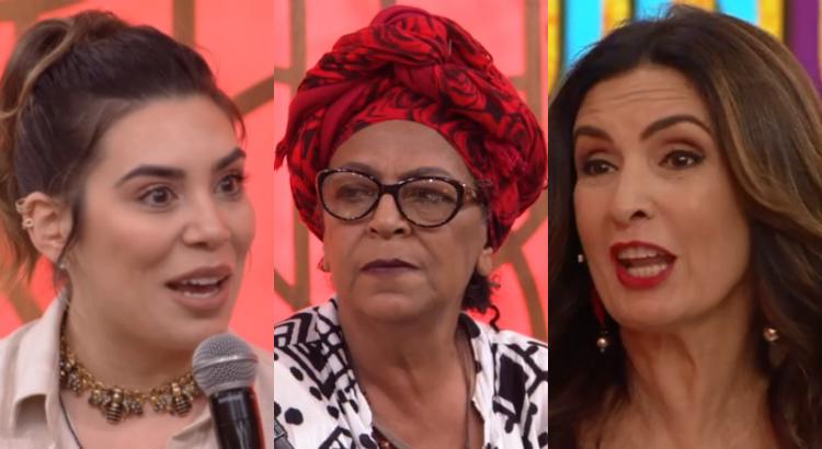 Naiara Azevedo causa polêmica no 'Encontro'. Foto: Reprodução/TV Globo