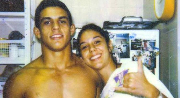 Vitor Belfort e a sua irmã, Priscilla (Imagem: Reprodução)