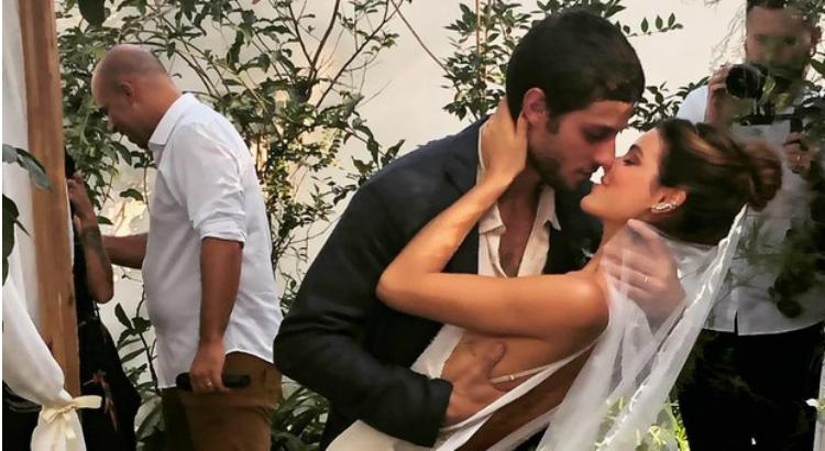 Laura Neiva e Chay Suede se casam em São Paulo. Foto: Reprodução/Instagram