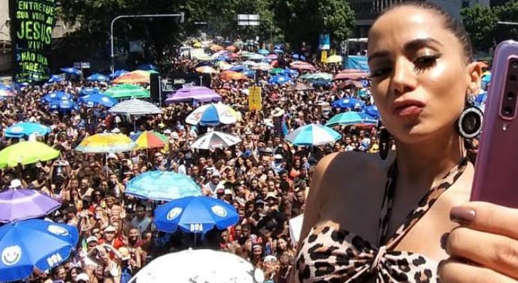Anitta no Bloco das Poderosas (Imagem: Reprodução / Instagram)