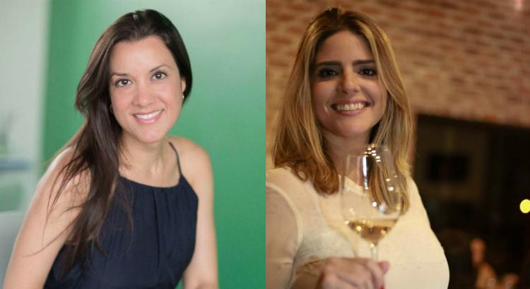 A nutricionista Débora Wagner e a sommelière Amanda Loyo comandam o jantar - Fotos: Nicoli Mazzarolo / reprodução do Facebook; Divulgação