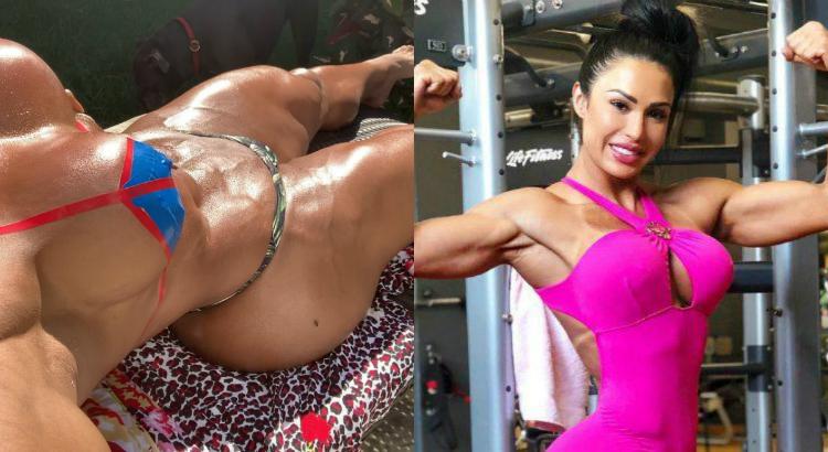 Gracyanne Barbosa choca ao exibir músculos. Foto: Reprodução/Instagram