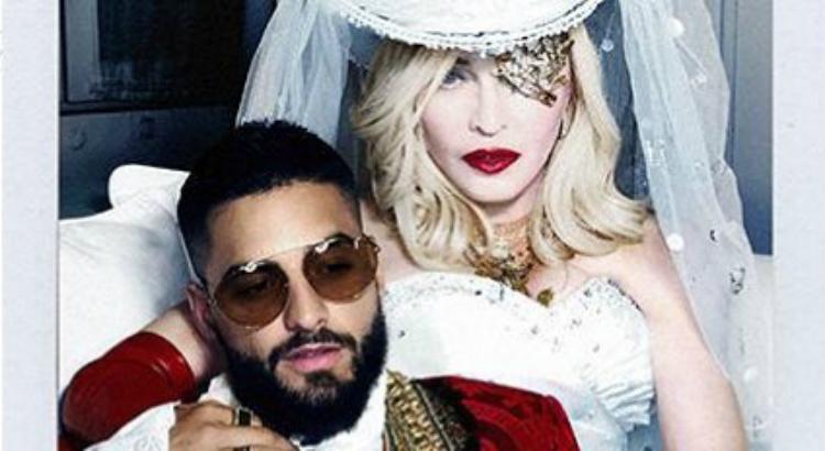 Madonna anuncia parceria com Maluma. Foto: Reprodução/Instagram