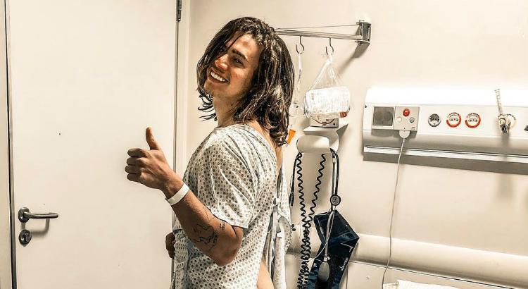 Whindersson Nunes mostra bumbum antes de cirurgia de emergência. Foto: Reprodução/Instagram