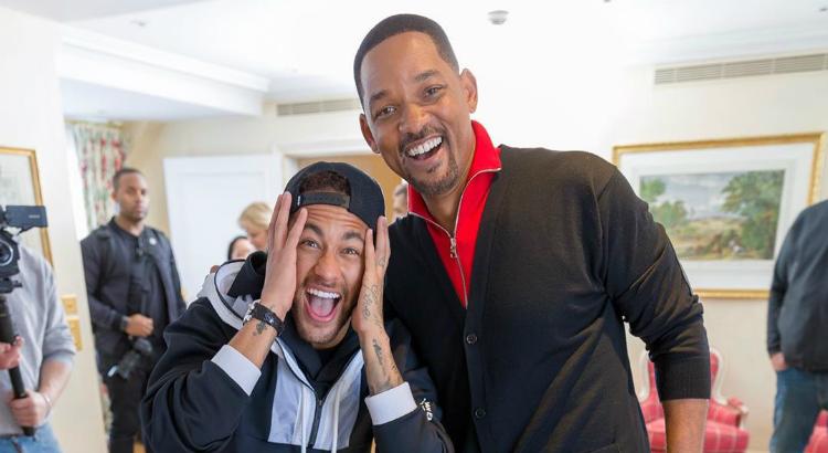 Neymar e Will Smith (Imagem: Reprodução / Instagram)