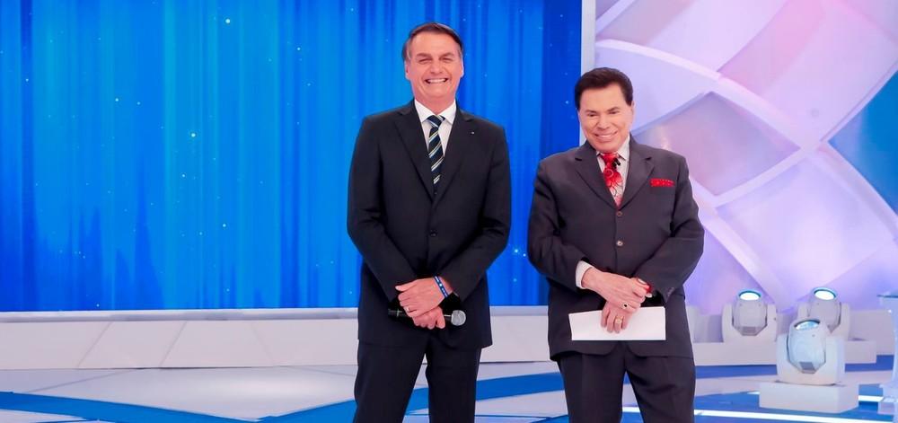 Bolsonaro e Silvio Santos. Foto Divulgação
