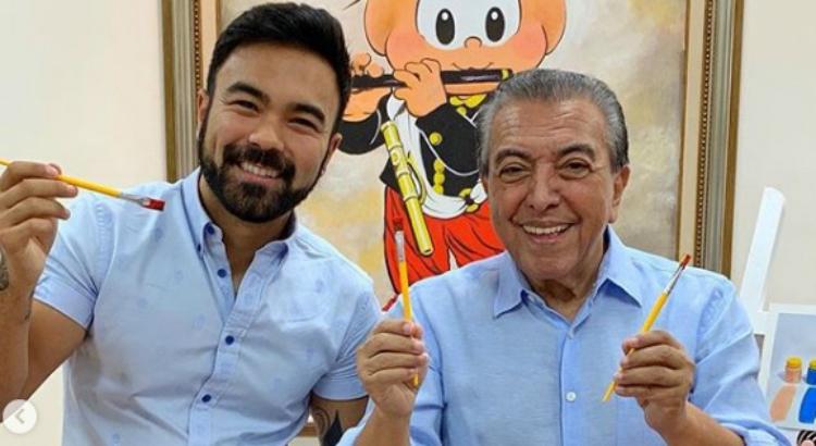 Mauro e Mauricio possuem uma ótima relação pai e filho. Foto: Reprodução/Instagram