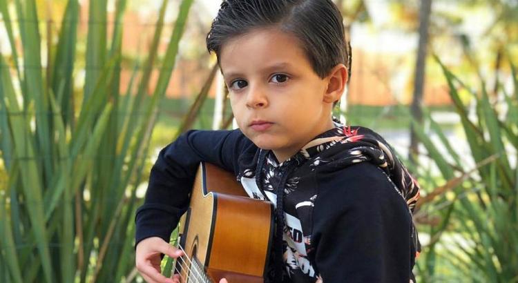 Bernardo, filho de Cristiano Araújo (Imagem: Reprodução / Instagram)