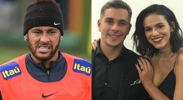 Ivan Moré marca Neymar em #tbt com Bruna Marquezine e craque curte o clique. Foto: Reprodução/Instagram