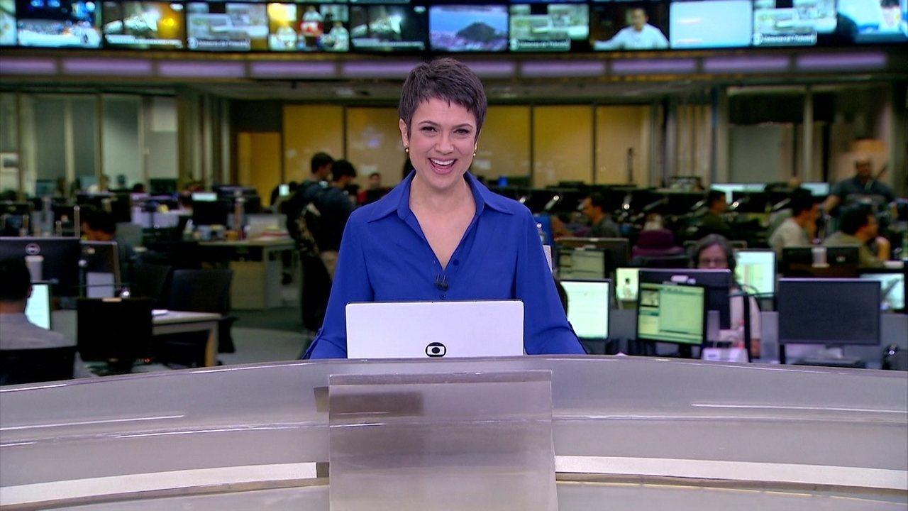 Sandra Annenberg relembra seus 16 anos de Jornal Hoje. Foto: Reprodução/TV Globo
