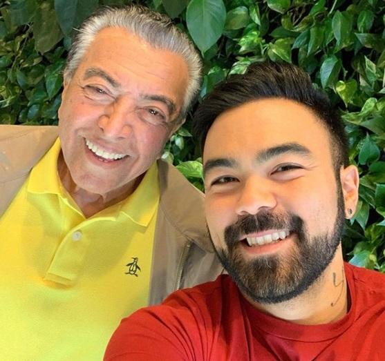 Mauricio de Sousa e seu filho, Mauro Sousa (Foto: Reprodução/Instagram)