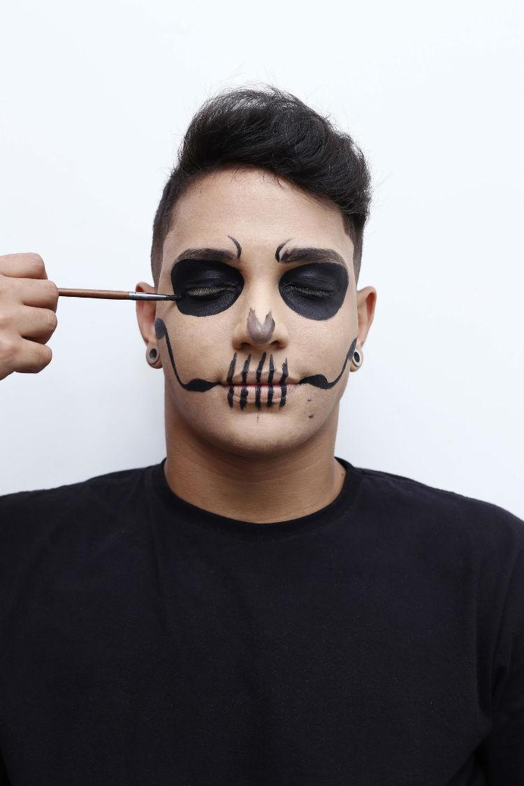 Maquiagem de Halloween Masculina 