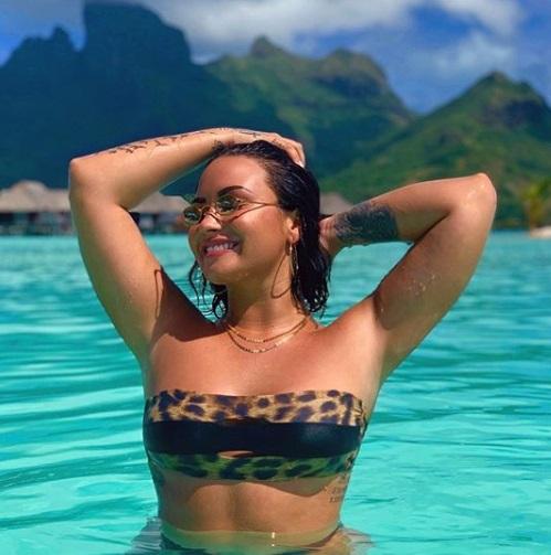 A cantora Demi Lovato (Foto: Reprodução/Instagram)