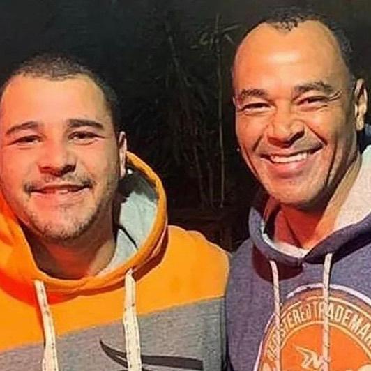 Cafu e o filho Danilo, morto em setembro. Foto: Reprodução/Instagram