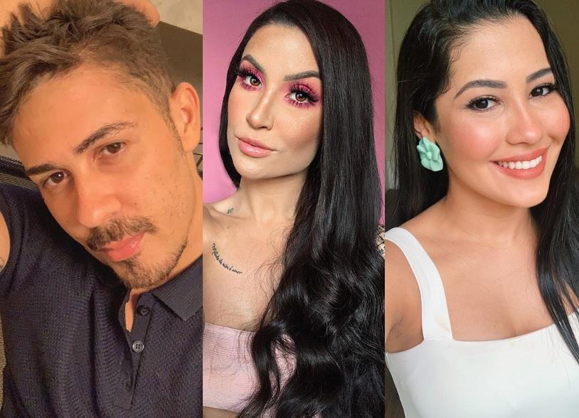 Carlinhos Maia, Bianca Andrade e Thaynara OG alegam que foram convidados para o BBB20, mas recusaram (Foto: Reprodução/Instagram)
 