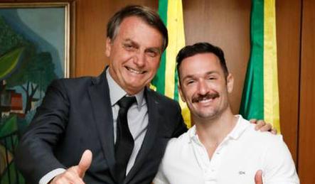 Diego é linchado virtualmente após foto ao lado de Bolsonaro. Foto: Reprodução/Instagram