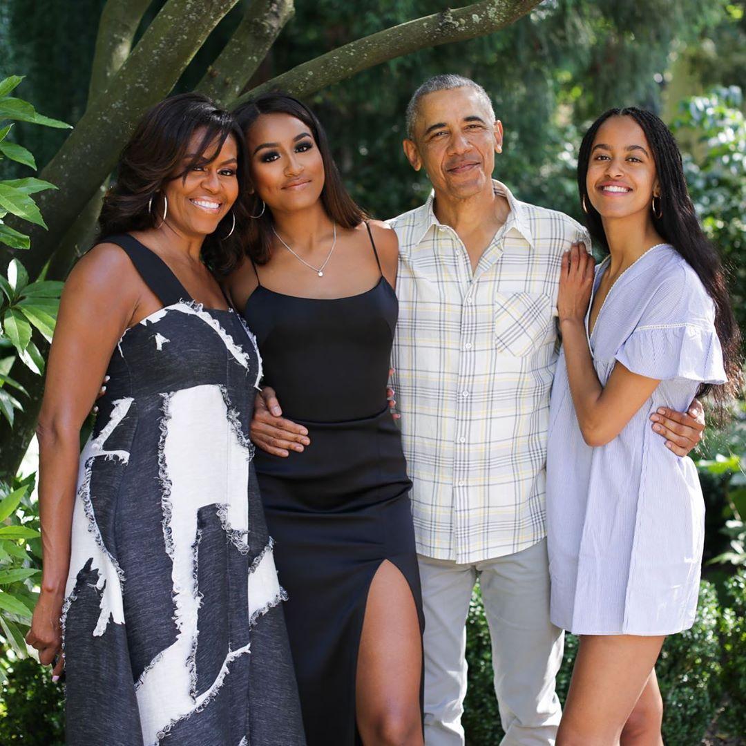 Michelle comemora Ação de Graças ao lado da família. Foto: Reprodução/Instagram