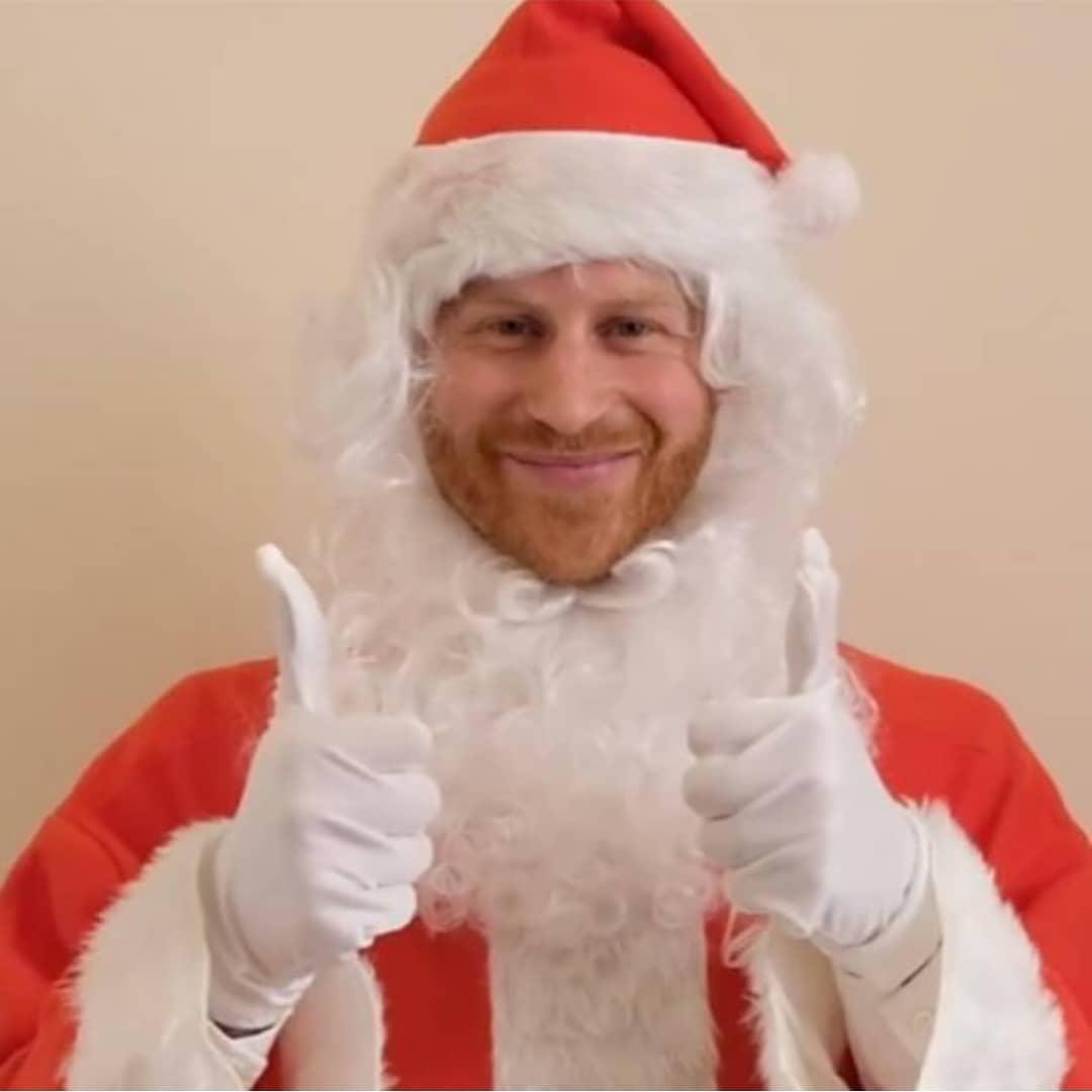 Príncipe Harry fantasiado de Papai Noel (Foto: Reprodução/Instagram)
