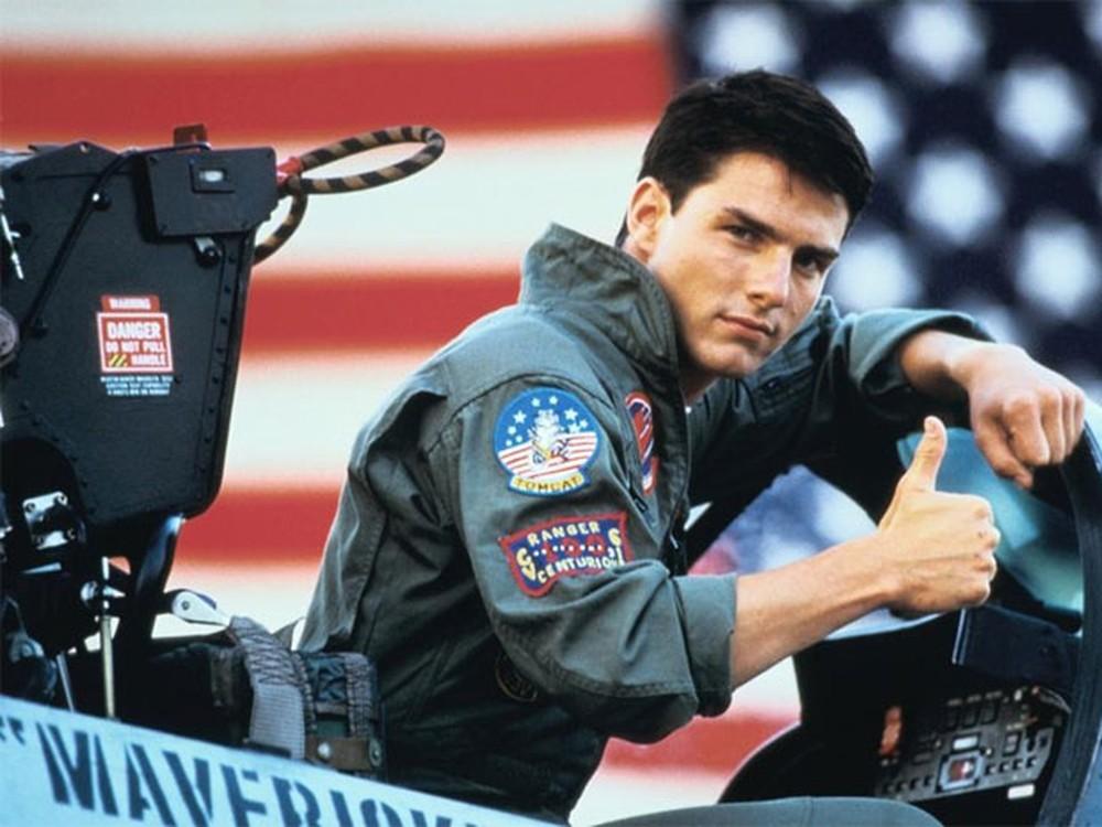 Tom Cruise como 'Pete Maverick' em 'Top Gun' (Foto: Reprodução/Internet)
