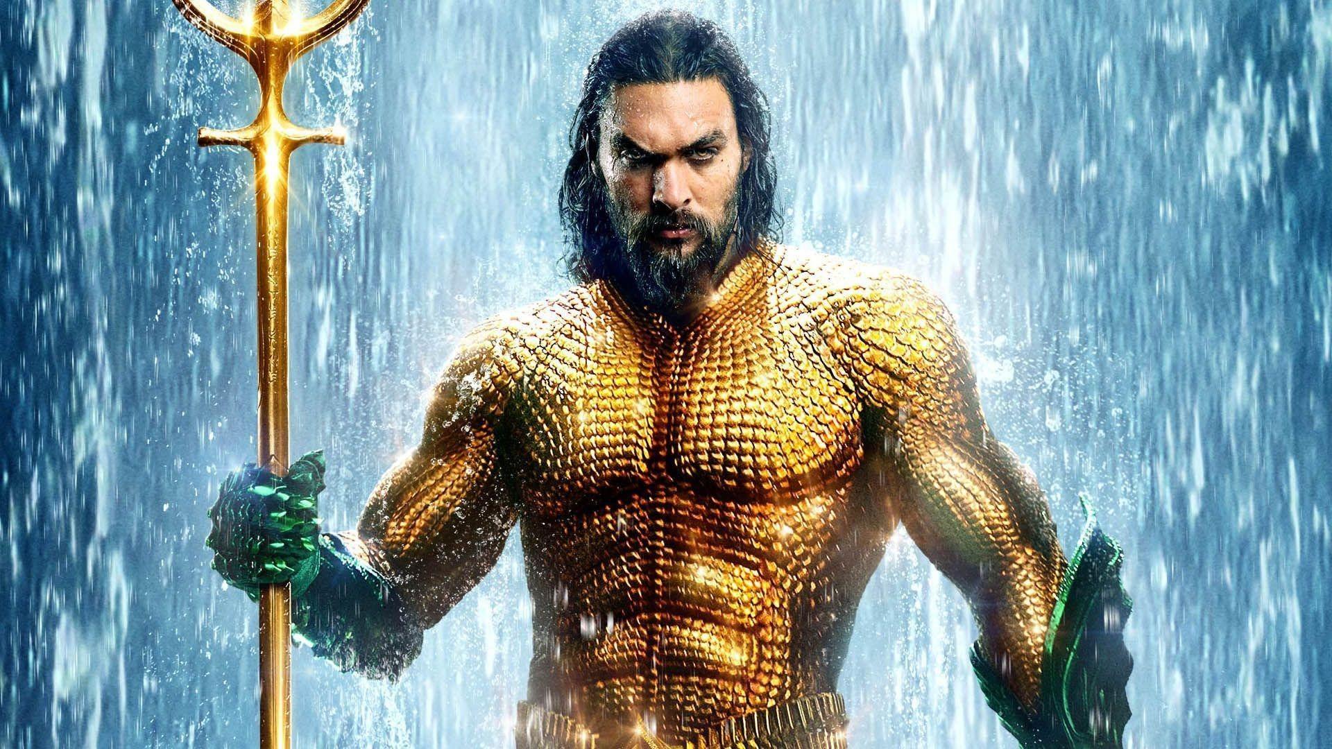 Jason Mamoa é o 'Aquaman' do Universo DC nos cinemas. Foto: Divulgação/Warner Bros.