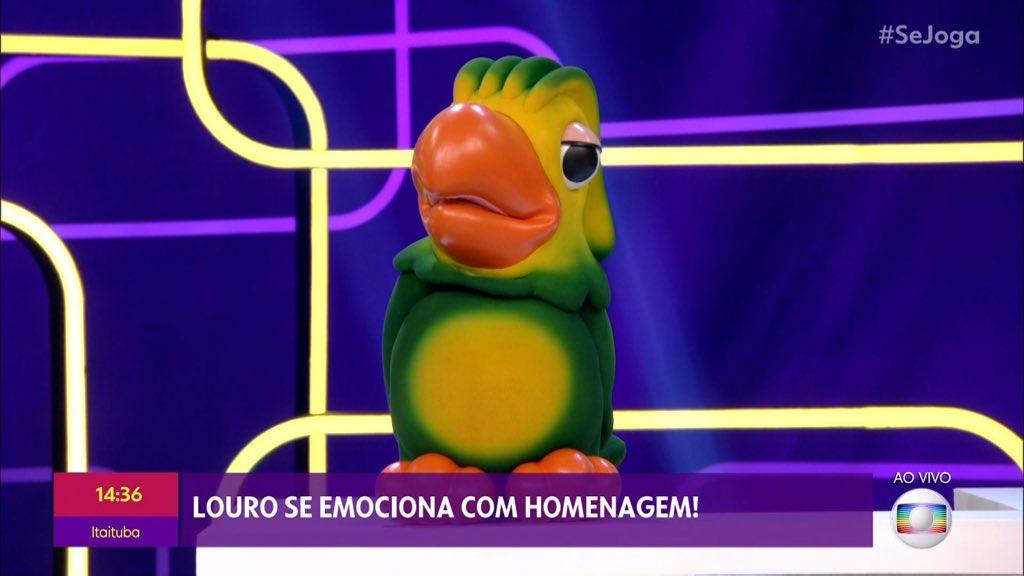 Louro José durante o 'Se Joga' (Foto: Reprodução/Internet/TV Globo)
