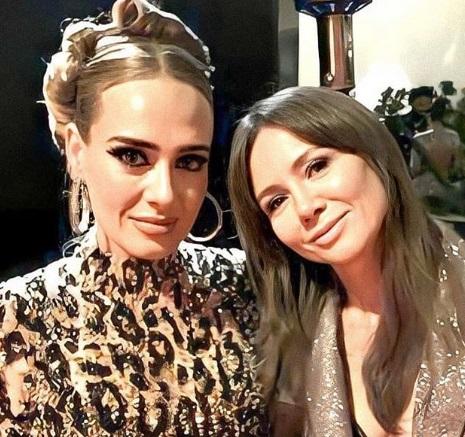 Adele compareceu a festa pós-Oscar (Foto: Reprodução/Instagram)
