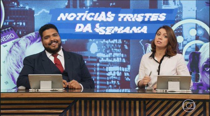 'Fora de Hora' ironizou o episódio do Bom Dia & Cia (Foto: Reprodução/Internet/TV Globo)
