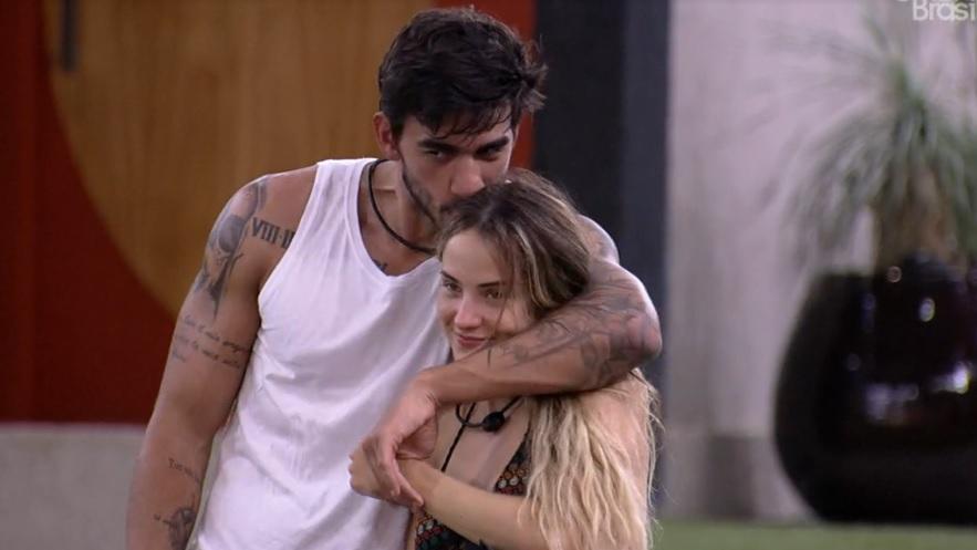 Gabi e Guilherme são o novo casal e líderes (Foto: Reprodução/Internet/TV Globo)
