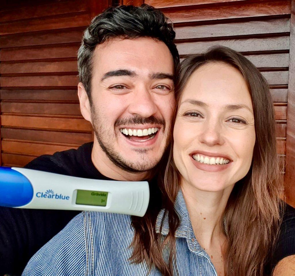 Marcos Veras e Rosanne Mulholland anunciam gravidez. Foto: Reprodução/Instagram