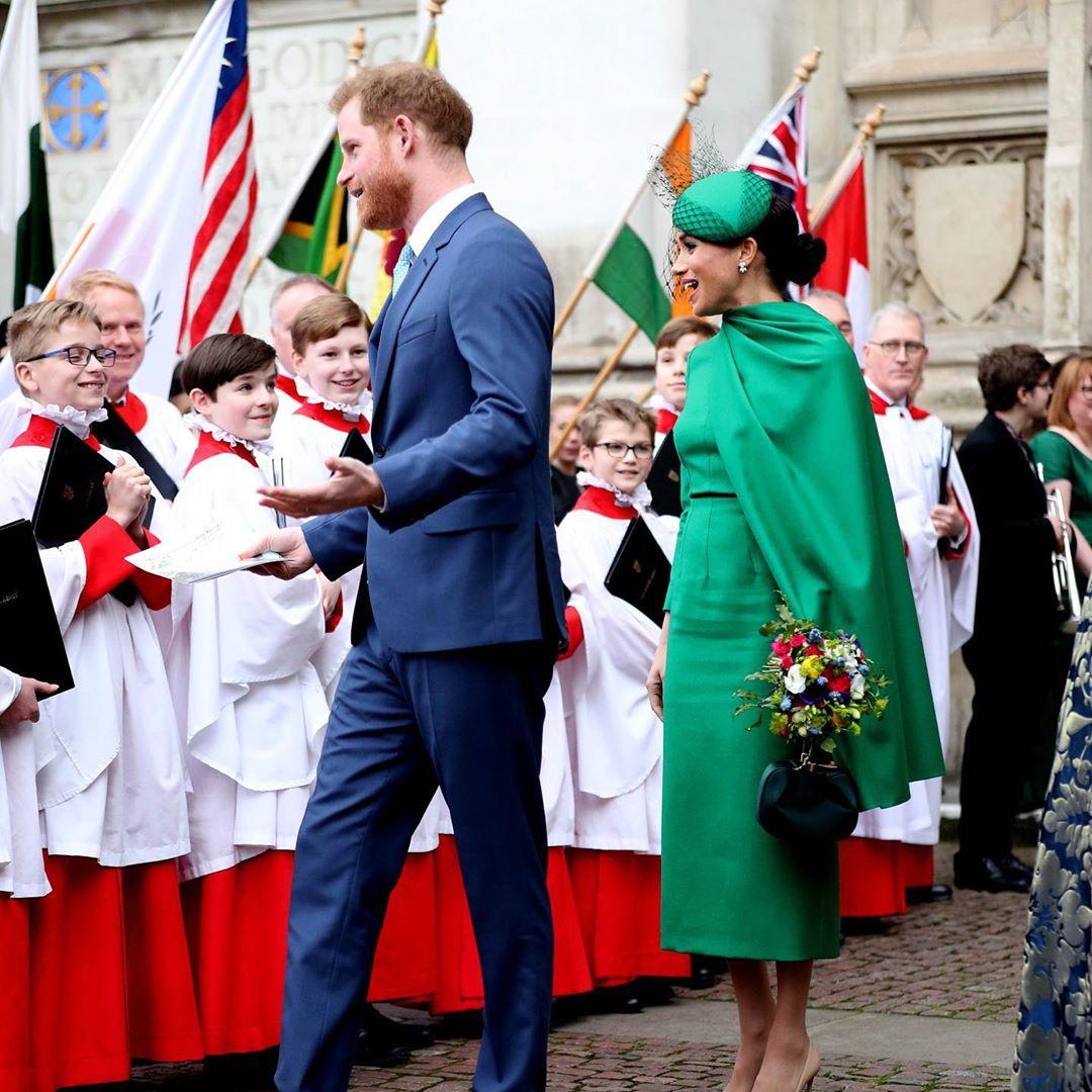 Após acordo, Harry e Meghan Markle deixarão família real no final do mês. Foto: Reprodução/Instagram