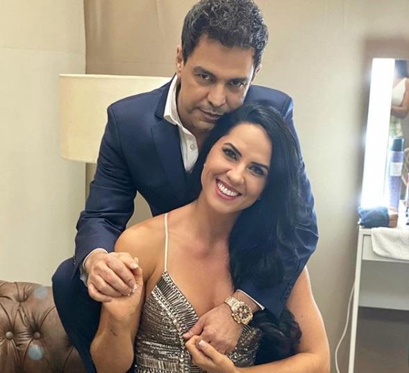 Zezé di Camargo ao lado da noiva, Graciele Lacerda (Foto: Reprodução/Instagram)
