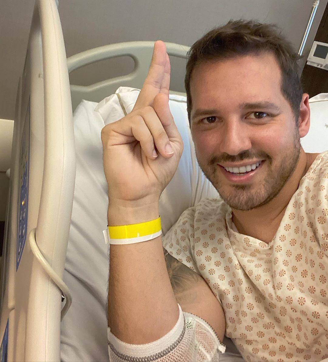 Dony De Nuccio passa por cirurgia de emergência, em São Paulo. Foto: Reprodução/Instagram