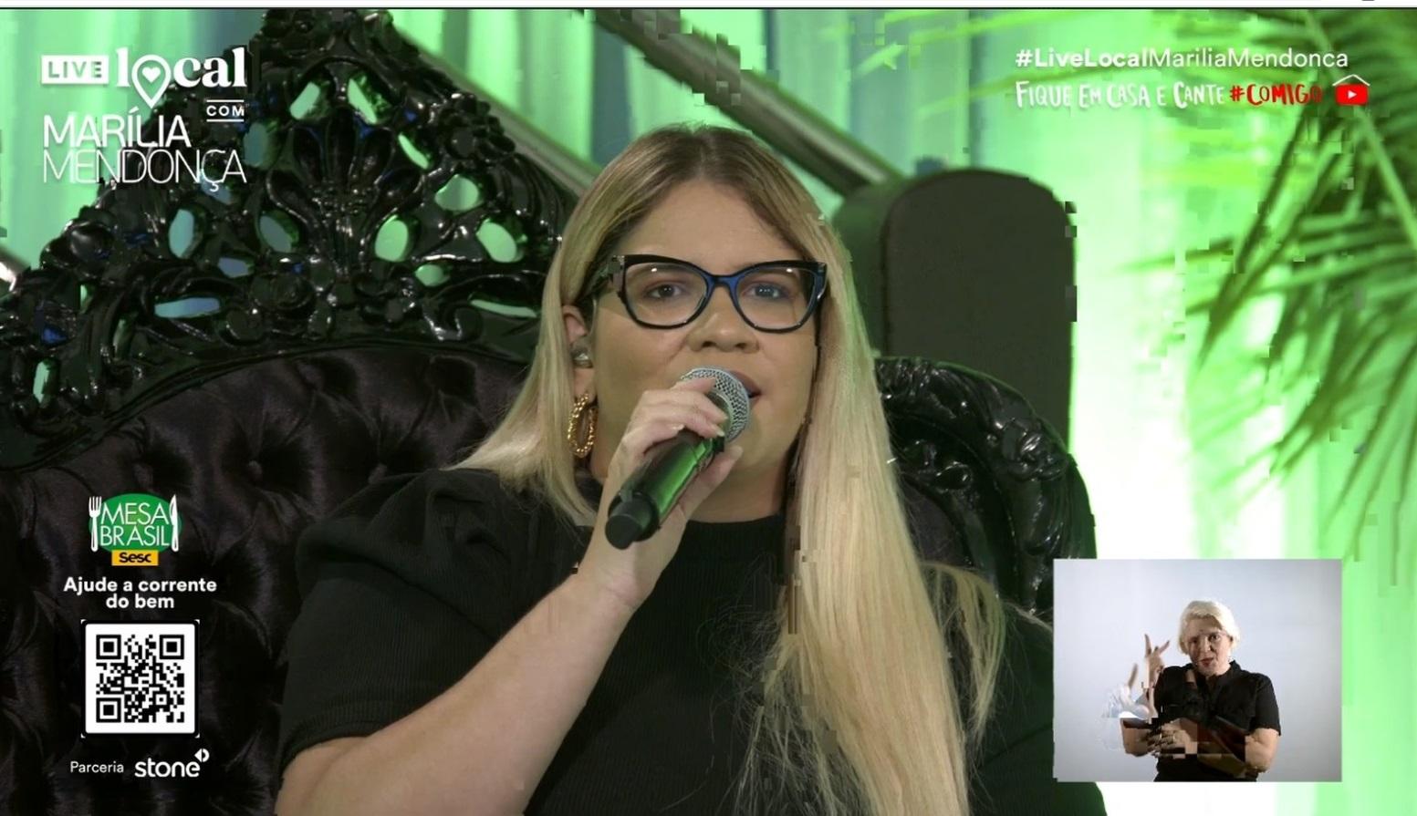 Live show de Marília Mendonça deu o que falar (Foto: Reprodução/Youtube)