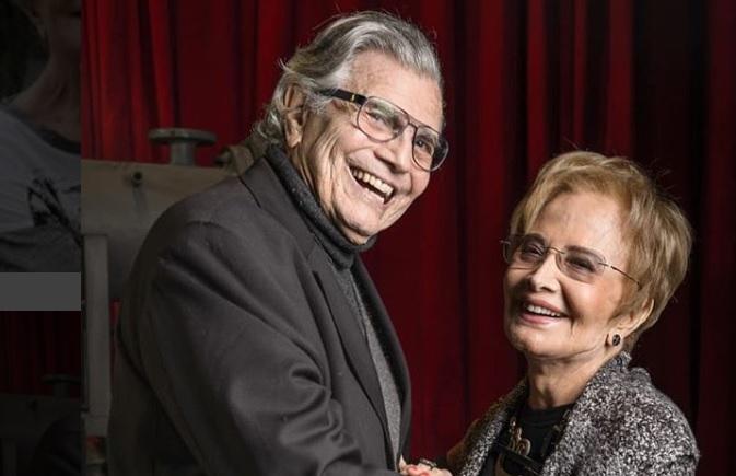 Tarcísio Meira e Glória Menezes (Foto: Reprodução/Instagram)