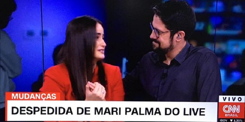 Mari Palma e Phelipe Siani, no "CNN Live Brasil" - Foto: reprodução