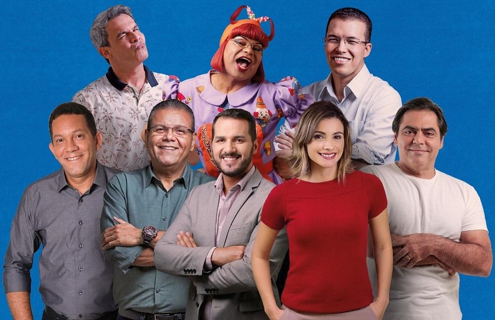 Time atual de apresentadores e artistas da TV Jornal - Imagem: Divulgação